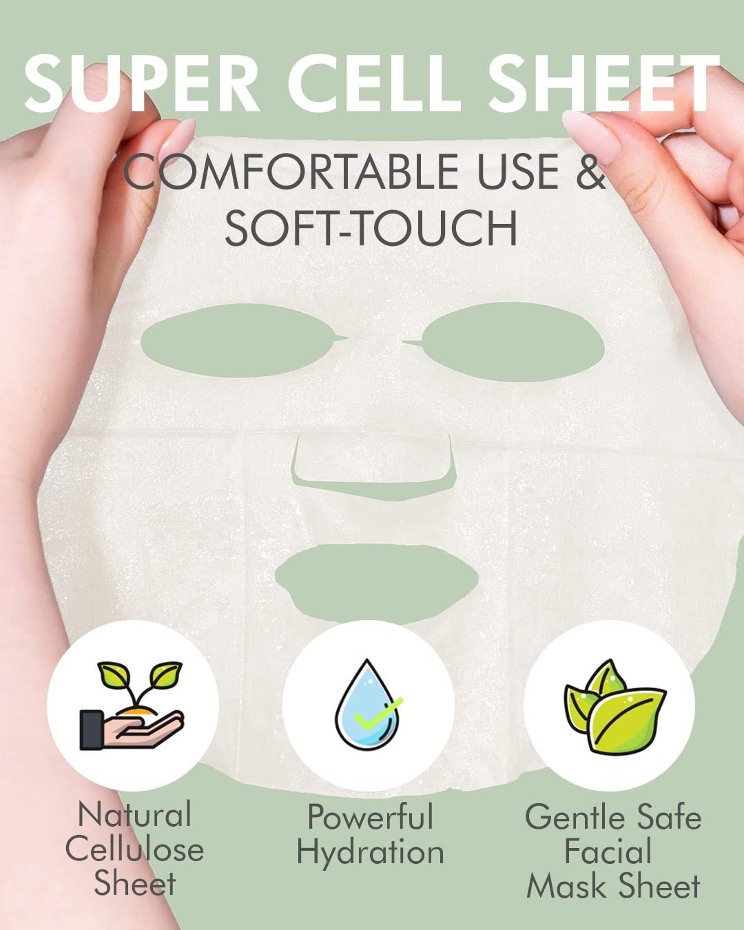 DERMAL Super Food Face Masks Skincare- 12 Pack Facial Sheet Mask for a Glowing Refreshing Skin- Moisturizing Sheet Masks for Face Enriched with Natural Ingredients for All Skin Types - Image 5
