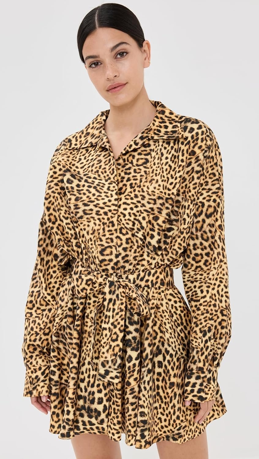 Norma Kamali Women's Super Oversized Shirt Flared Mini Dress - Image 4