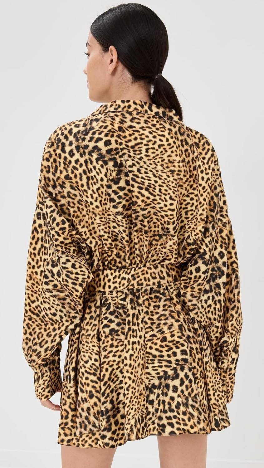 Norma Kamali Women's Super Oversized Shirt Flared Mini Dress - Image 5