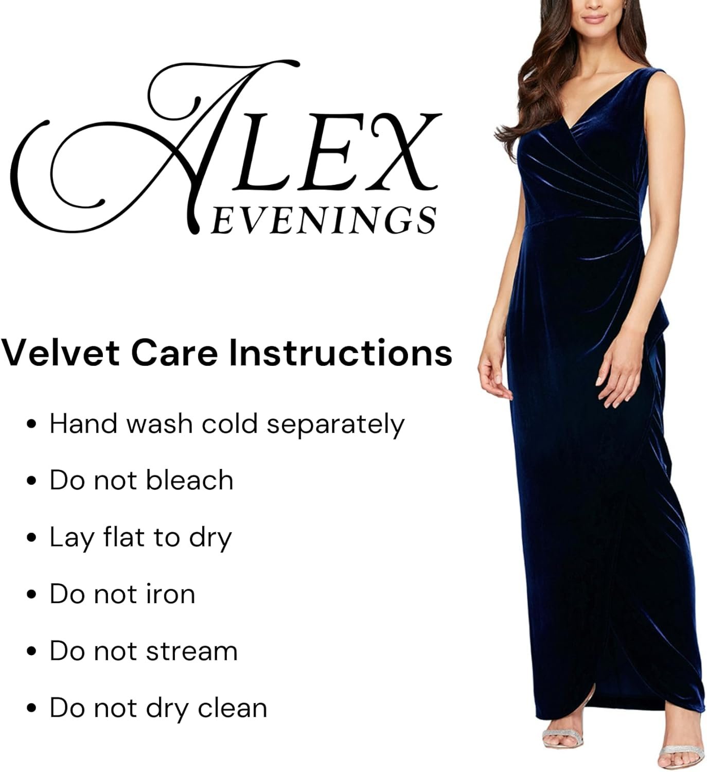 Alex Evenings Women's Velvet Wide Leg Dress Pant, Formal, Party Slacks (Plus Sizes) - Image 5