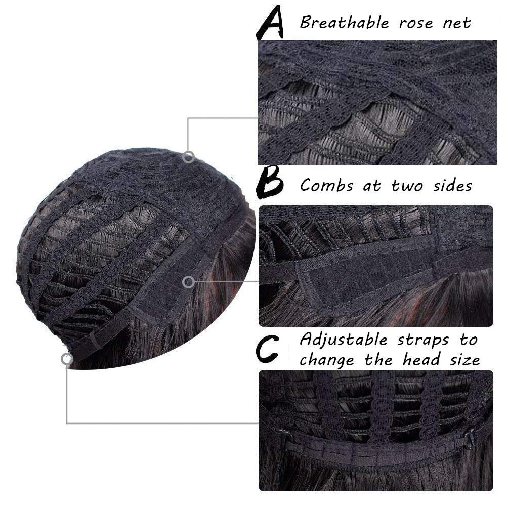 Sallcks Ombre Purple Wig Long Curly Wavy Wig for Women Side Part Colored Synthetic Heat Resistant Wig for Daily Party Costume Halloween - Image 9