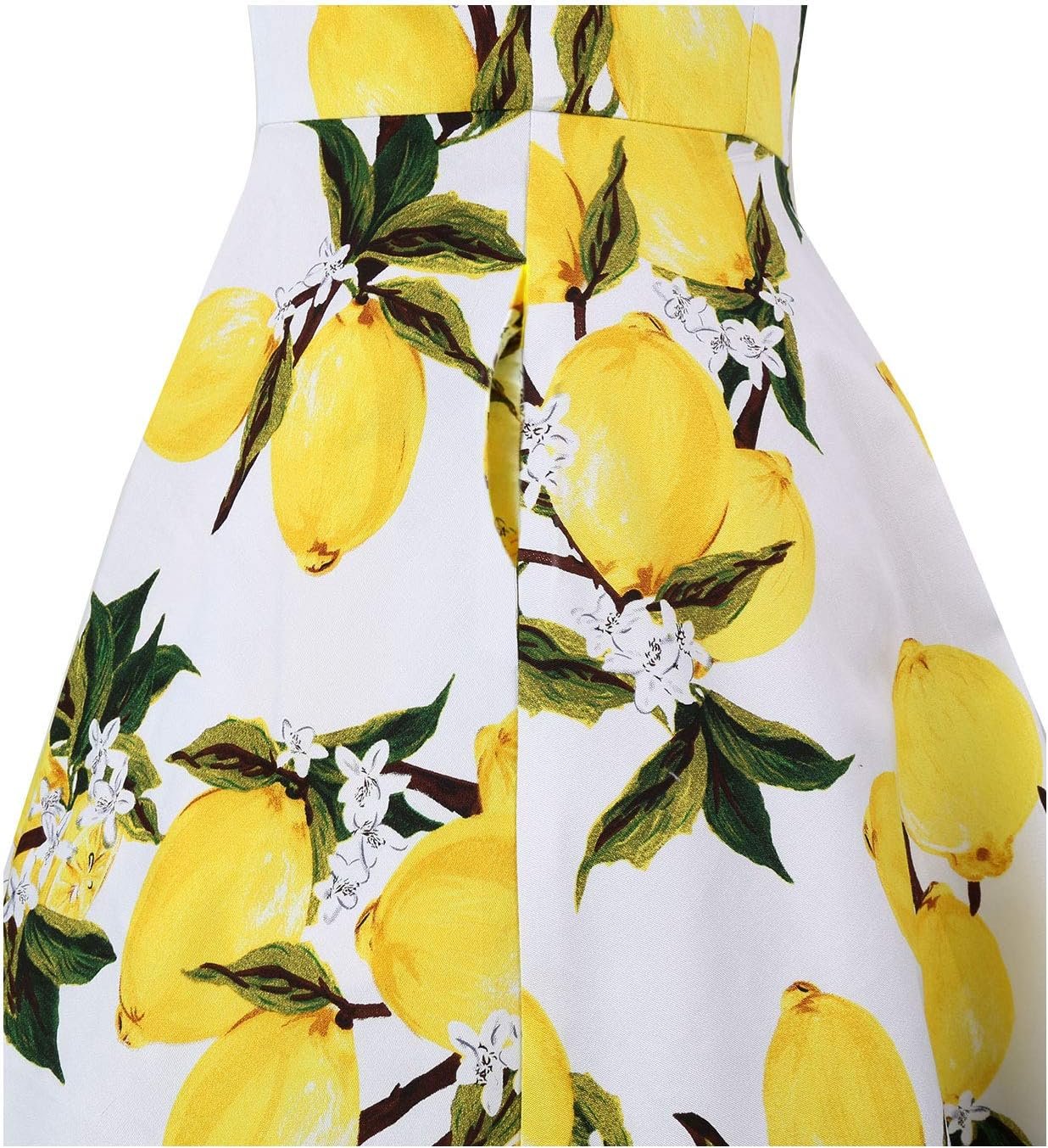 Kingfancy Women Vintage 1950s Dress Retro Cocktail Party Swing Dresses with Cap Sleeves - Image 5