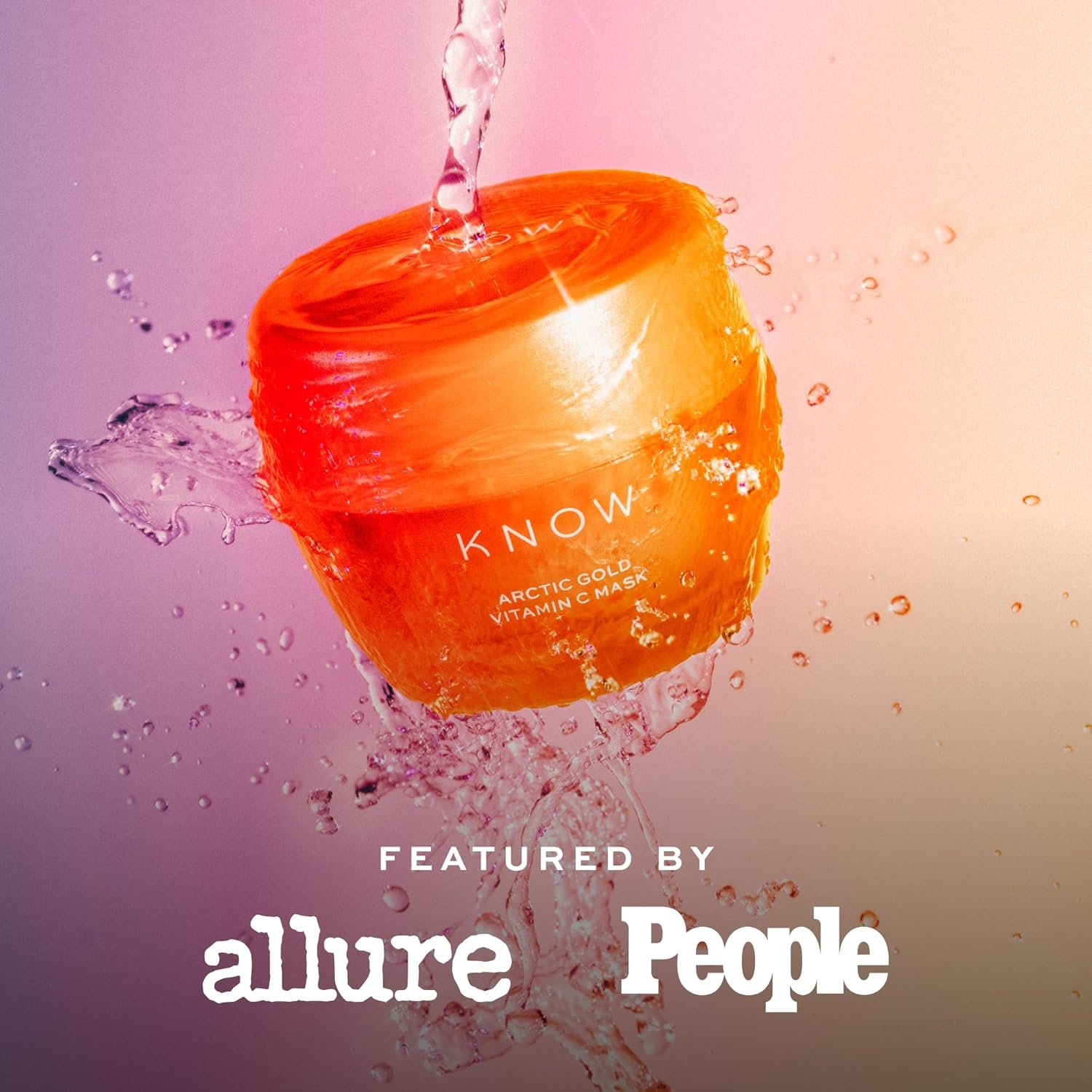 KNOW Beauty Arctic Gold Vitamin C Mask - Brighten Dull Skin, Remove Dark Spots and Pigmentation, Reverse Sun Damage, Boost Collagen, For All Skin Types - With Cloudberry and Tetrahexyldecyl Ascorbate - Image 5