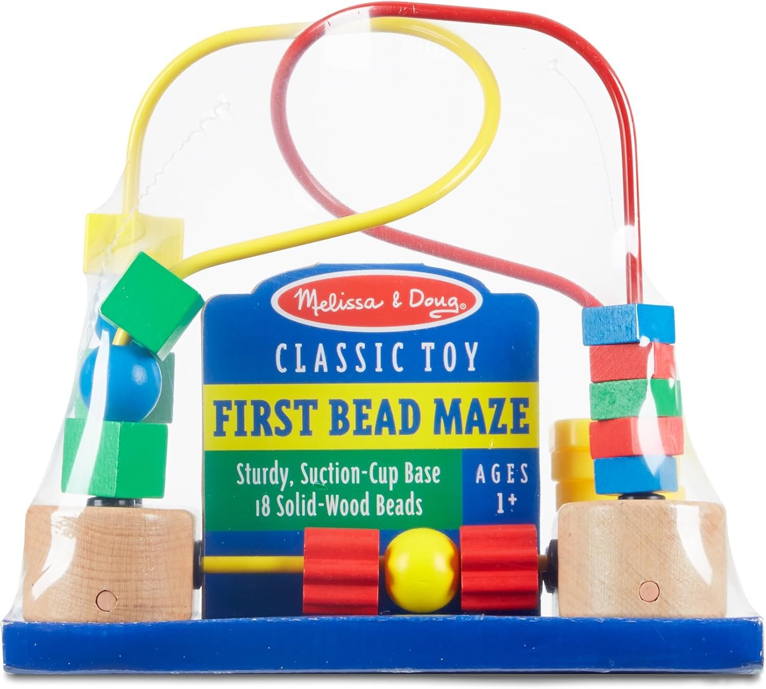 Melissa & Doug First Bead Maze - Wooden Educational Toy 4.2 x 7 x 8.6 inches ; 1.3 pounds - Image 4