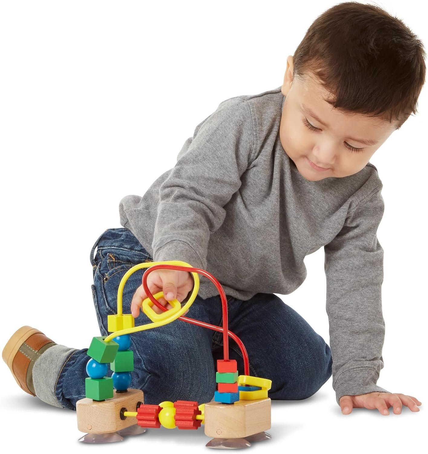 Melissa & Doug First Bead Maze - Wooden Educational Toy 4.2 x 7 x 8.6 inches ; 1.3 pounds - Image 9