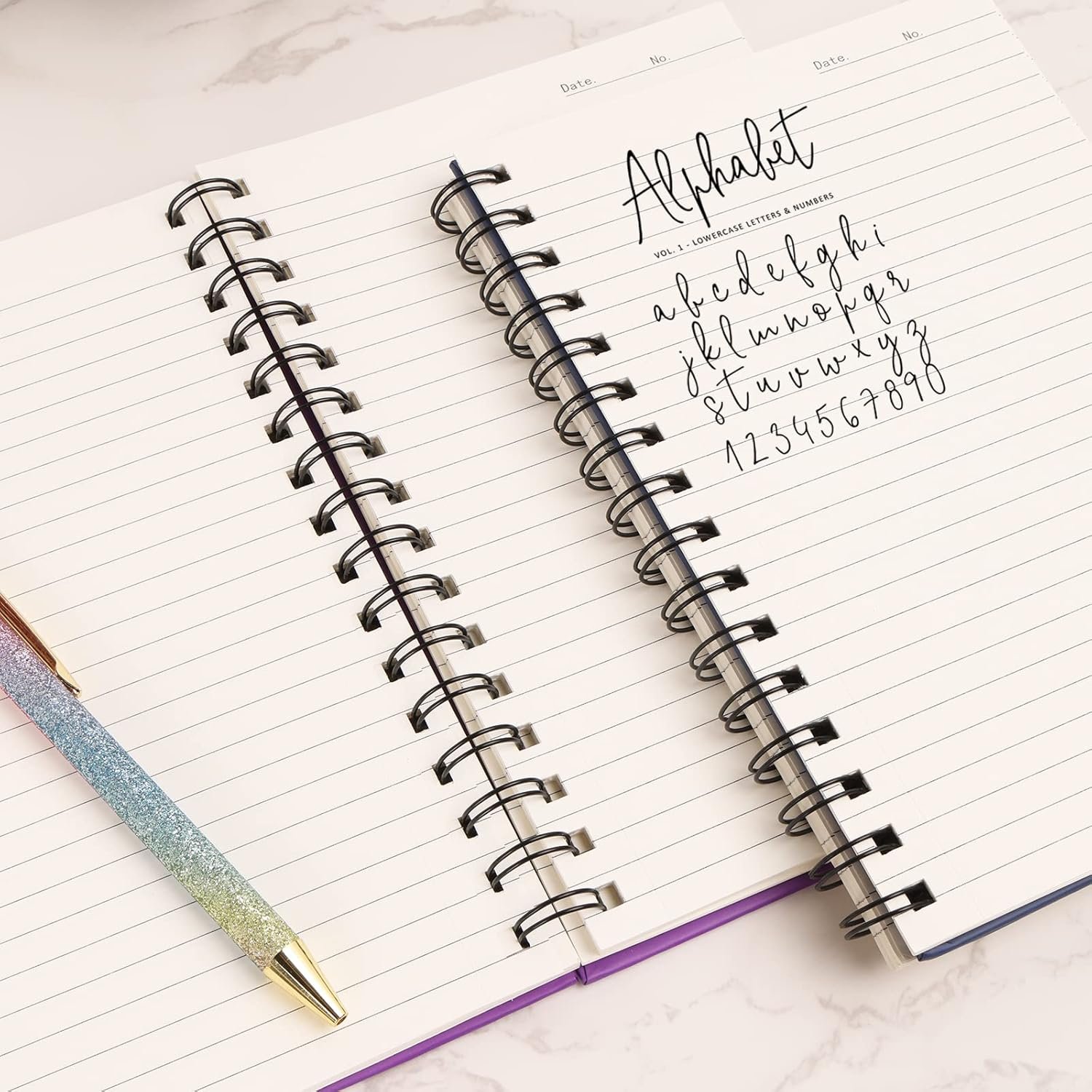 EOOUT 8 Pack Spiral Notebook, Hardcover A5 Notebooks, College Ruled Spiral Journals, Assorted Jewel Tone Colors, 160 Pages, 5.5"x8.5", for Work, School, Gifts - Image 4