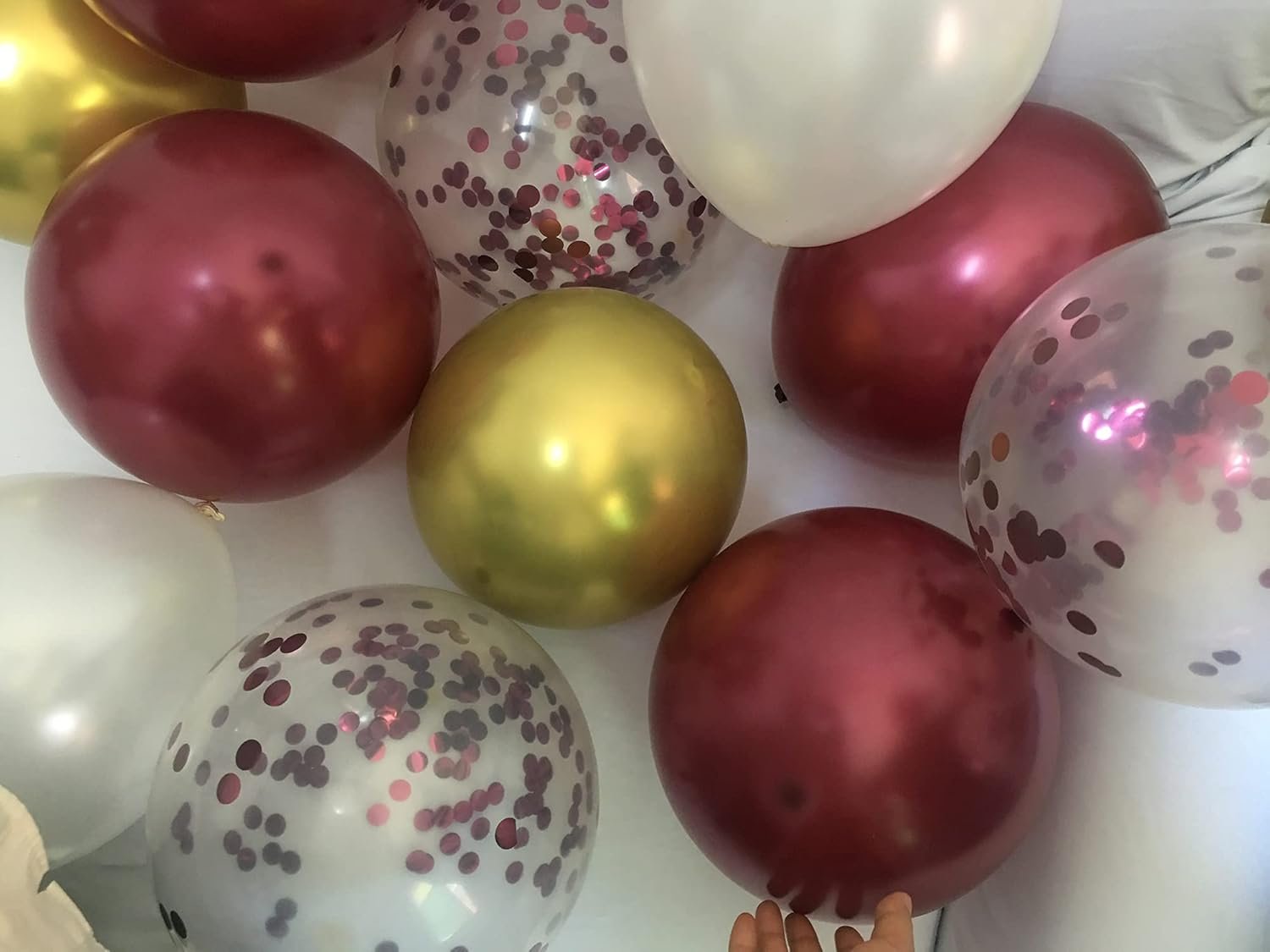 Bachelorette Party Decorations Burgundy - Gold Maroon Color Bridal Shower Decorations for Fall in Love Wine Red Champagne Wedding Decor - Image 5