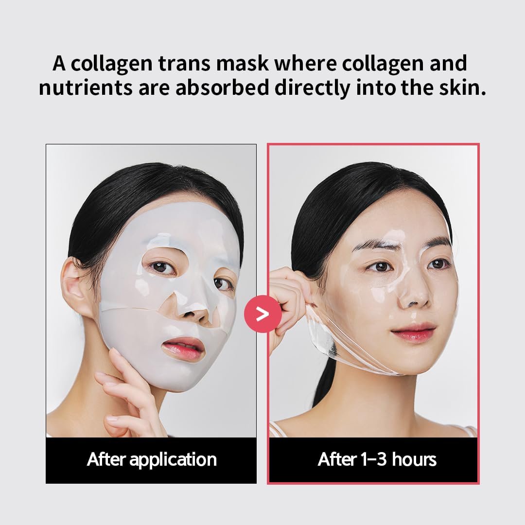 NACIFIC Collagen Gel Facial Mask (Rice Peptide) 4EA Set Hydrogel Deep Korean Face Mask Hydrating Overnight Elasticity Firming Pore Minimizing for All skin types - Image 7