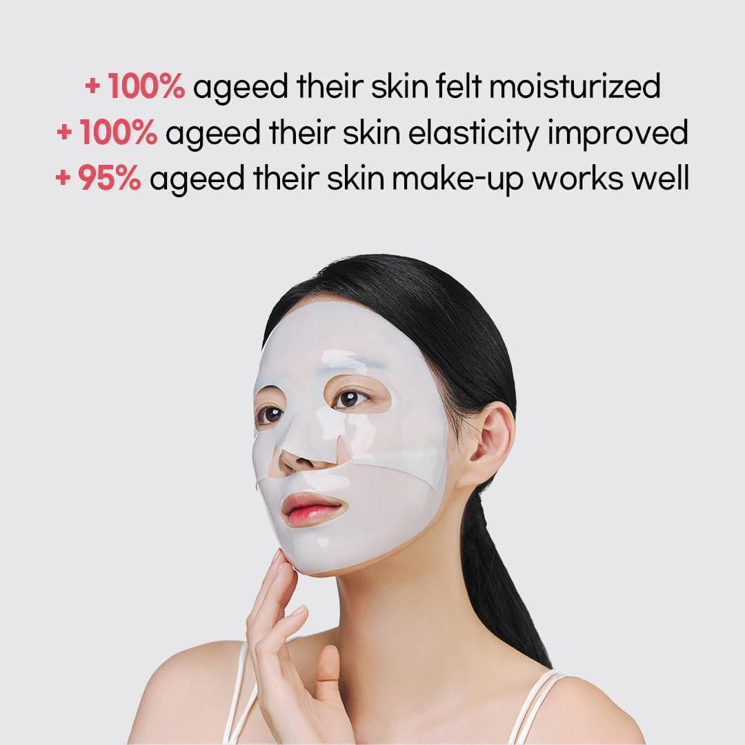 NACIFIC Collagen Gel Facial Mask (Rice Peptide) 4EA Set Hydrogel Deep Korean Face Mask Hydrating Overnight Elasticity Firming Pore Minimizing for All skin types - Image 8