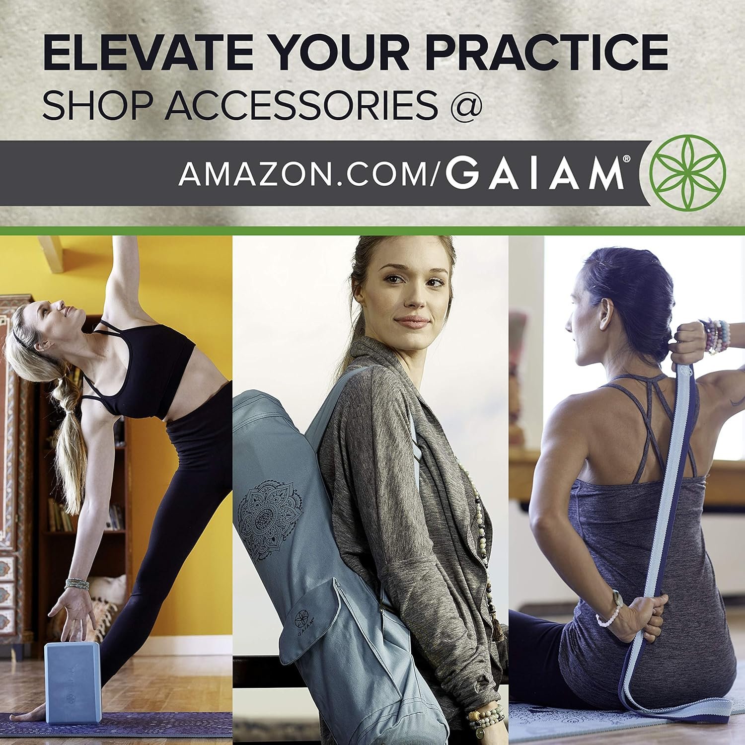 Gaiam Solid Color Yoga Mat, Non Slip Exercise & Fitness Mat for All Types of Yoga, Pilates & Floor Exercises - Image 6