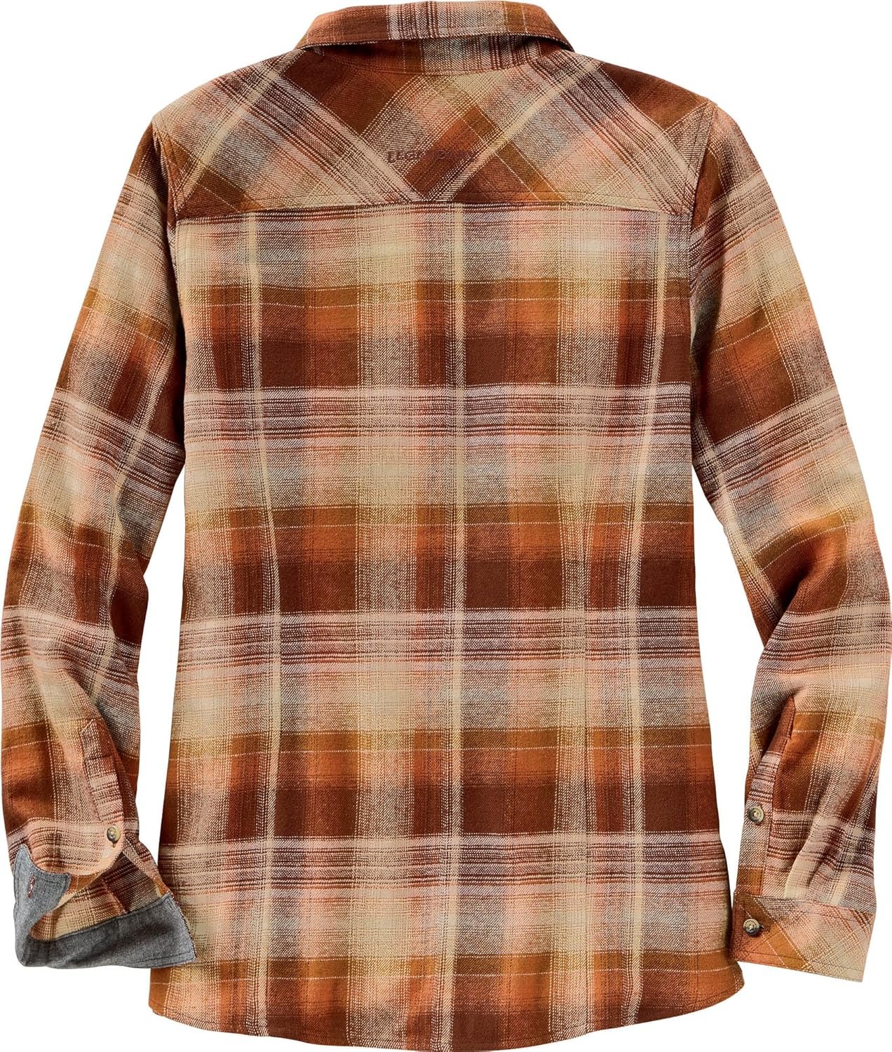 Legendary Whitetails Womens Cottage Escape Flannel Long Sleeve Plaid and Solid Color Clothes, Fitted Button Down - Image 6