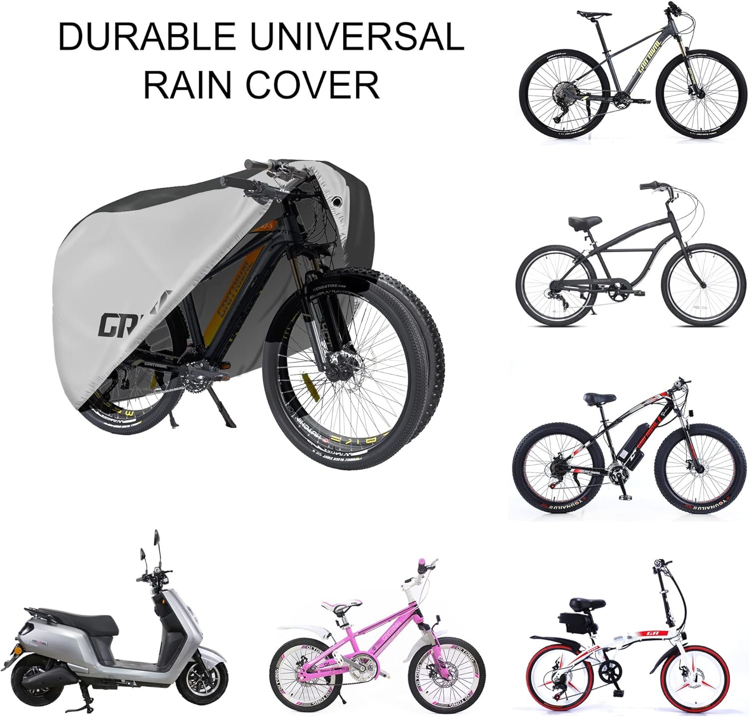 Bike Covers Outdoor Storage Waterproof It has Three Colors and Two Sizes The Bicycle Cover is Equipped with a Bike Rack Chain Lock - Image 5