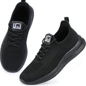 LCGJR Men’s Running Shoes Ultra Lightweight Breathable Comfortable Walking Shoes Casual Fashion Sneakers Mesh Workout Shoes