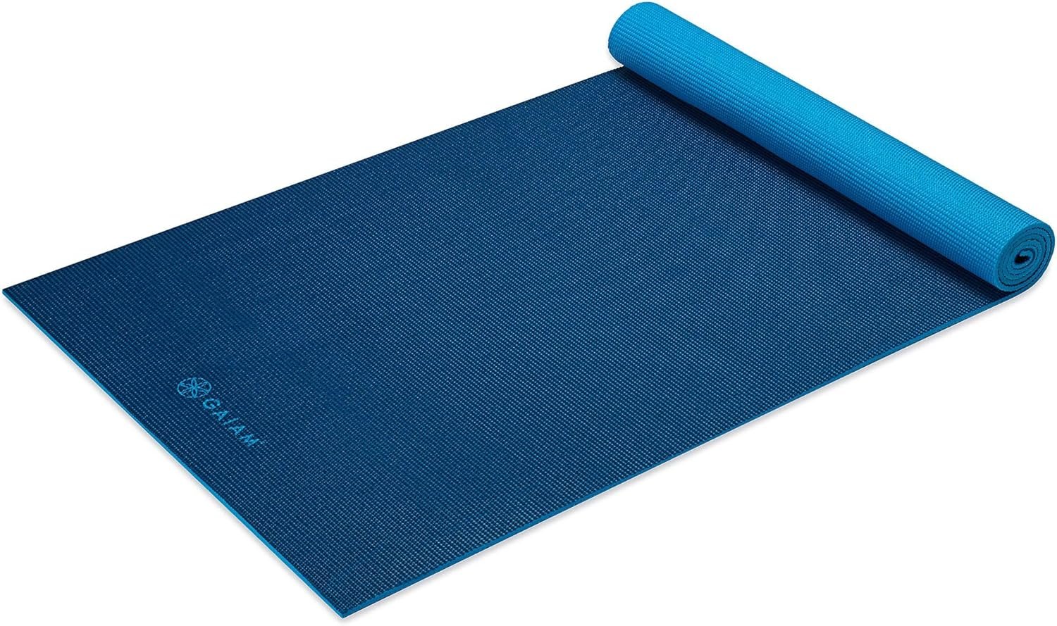 Gaiam Solid Color Yoga Mat, Non Slip Exercise & Fitness Mat for All Types of Yoga, Pilates & Floor Exercises - Image 2