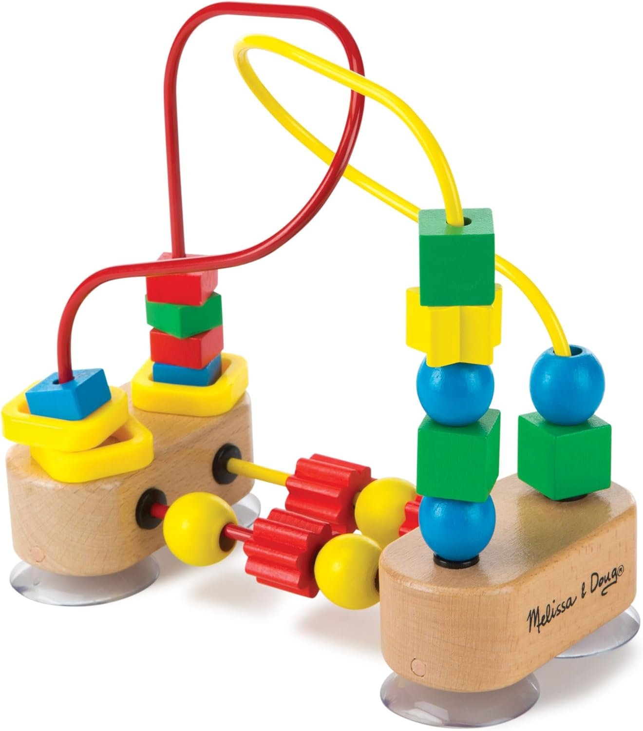 Melissa & Doug First Bead Maze - Wooden Educational Toy 4.2 x 7 x 8.6 inches ; 1.3 pounds - Image 2
