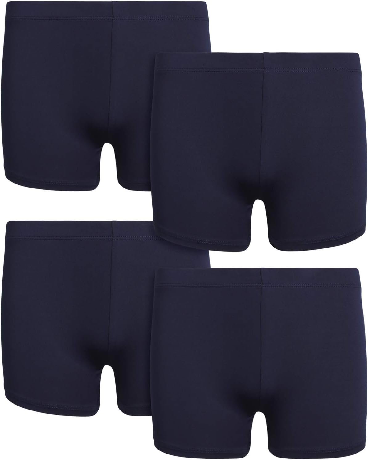 Rene Rofe Girls' Cartwheel Shorts - 4 Pack Dance Bike Shorts with Comfort 4-Way Stretch Play Shorts for Girls (Sizes: 6X-14) - Image 2