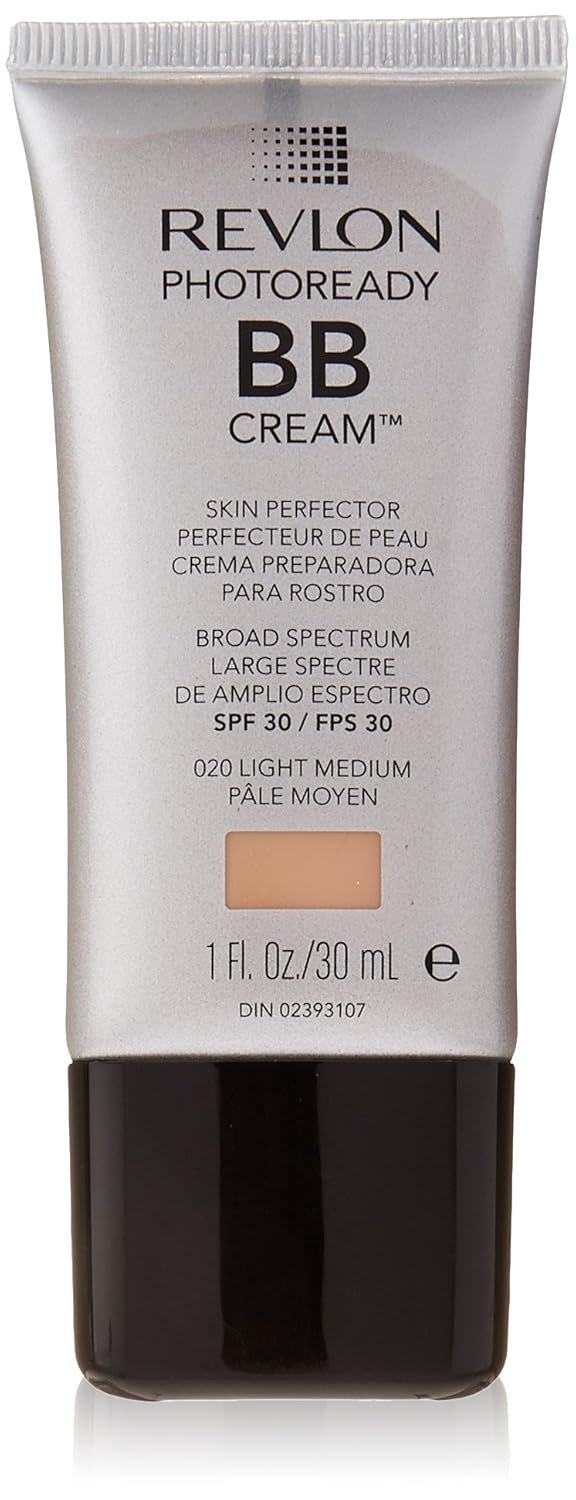 Revlon BB Cream, PhotoReady Face Makeup for All Skin Types, SPF 30, Light- Medium Coverage, Moisturizing & Hydrating Formula, 020 Light Medium, 1 Fl Oz - Image 2