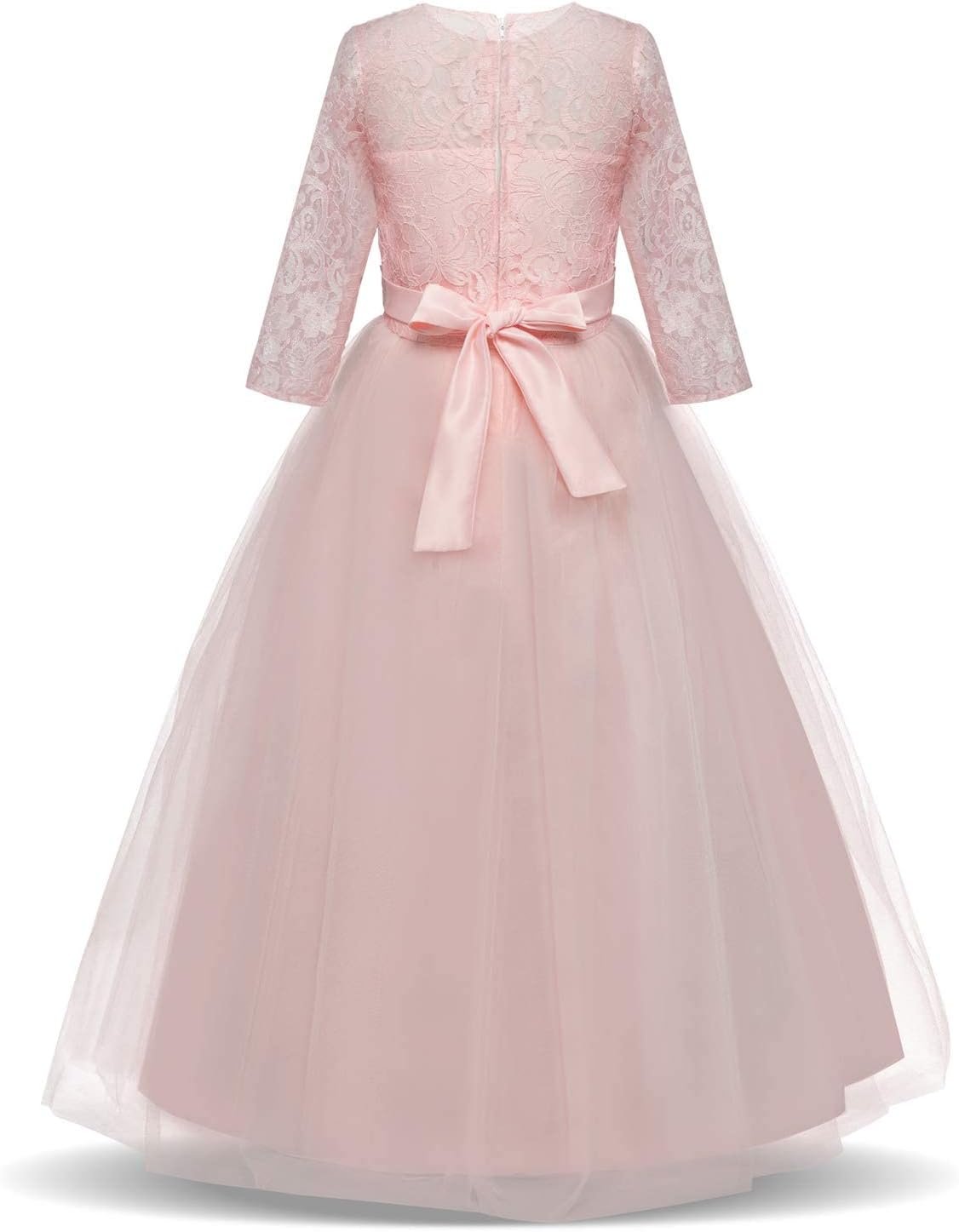 TTYAOVO Girls Embroidery Prom Gowns Luxury Wedding Birthday Party Princess Long Dress - Image 5