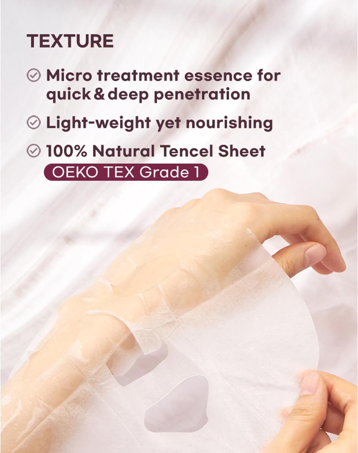 Korean Face Sheet Mask Skincare - Anti-Aging & Wrinkle Hydrating Sheets for Men & Women | Facial Mask for All Skin Types | 10 Sheet Pack (Anti-Aging Formula) - Image 9