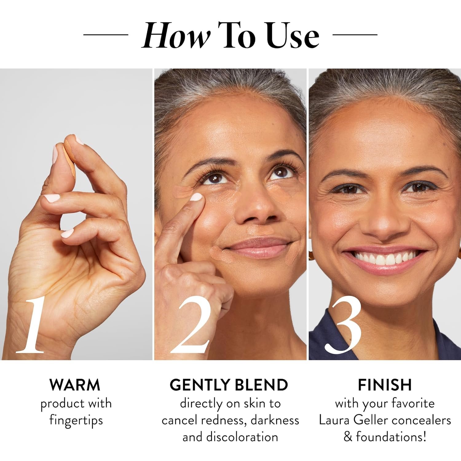 LAURA GELLER NEW YORK Cancel-n-Conceal Skin Perfector Brightening Dark Circle Concealer and Color Corrector, Porcelain/Fair - Image 7