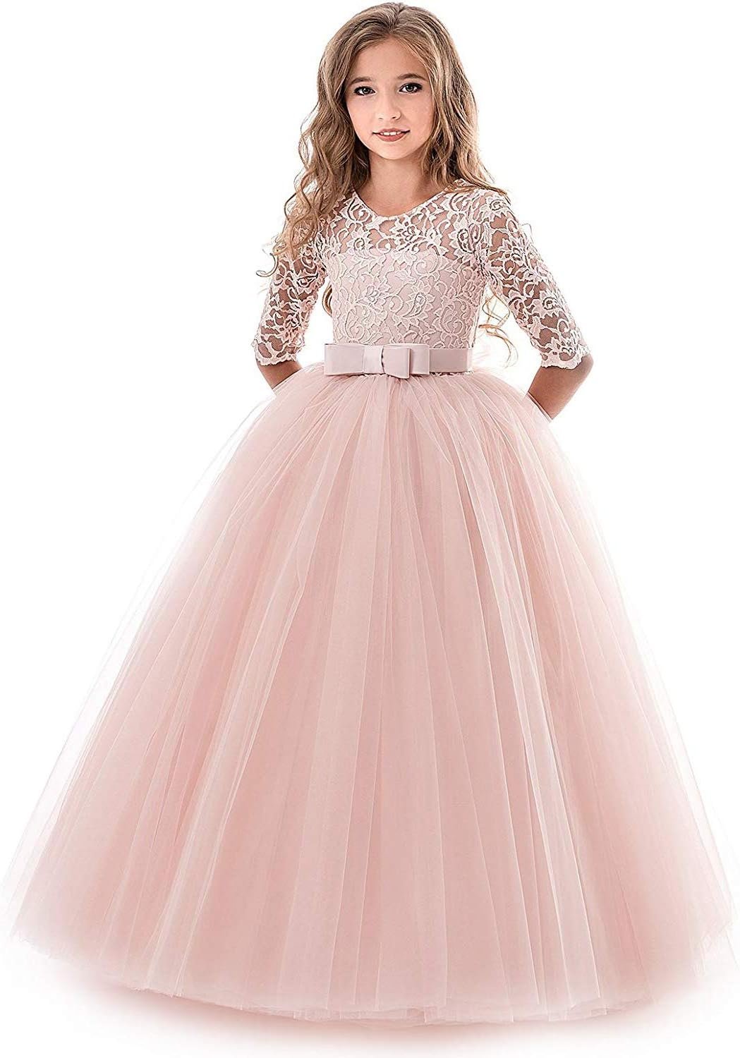 TTYAOVO Girls Embroidery Prom Gowns Luxury Wedding Birthday Party Princess Long Dress - Image 2