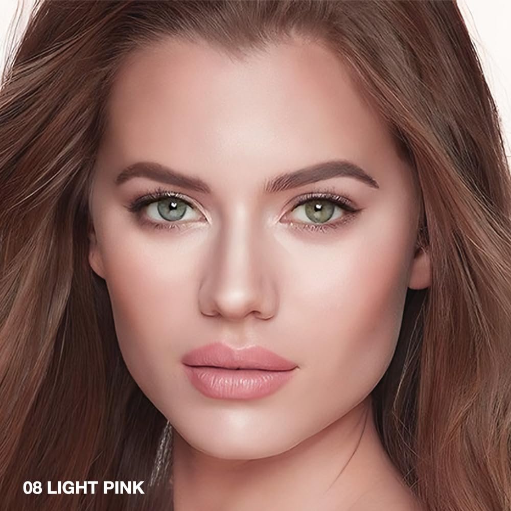 Kaely under Eye Brightener, Conceal Brighten Dark Circles, Color Correcting Pot Concealer for Dark Circles, corrector de ojeras, Waterproof, Vegan Makeup & Cruelty-Free, 08 Light Pink Shimmer - Image 3