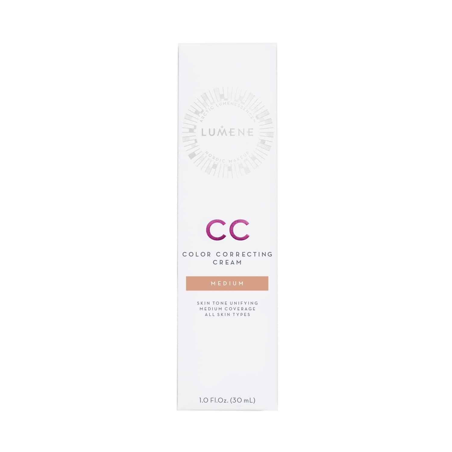 Lumene Color Correcting CC Cream - Lightweight Foundation - Medium Coverage - Redness Reducing Face Makeup for a Glowing Complexion - Vegan Formula + Suitable for All Skin Types - Medium (1 fl oz) - Image 3
