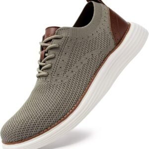 Men’s Casual Dress Oxfords Shoes Mesh Lightweight Breathable Fashion Sneakers Business Walking Shoes