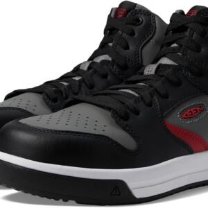 KEEN Utility Men’s Overton Mid Height Composite Toe Lightweight Durable Work Sneakers KEEN Utility Men’s Overton Mid Height Composite Toe Lightweight Durable Work Sneakers