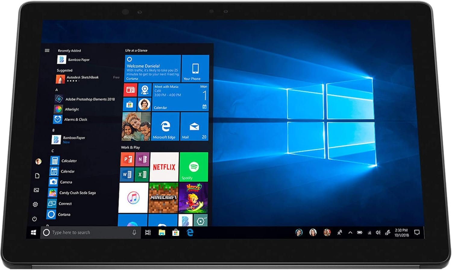 Dell Latitude 5285 Tablet 2-in-1 PC, Intel Core i5-7200U Processor, 8 GB Ram, 256 GB M.2 Solid State Drive, Dual Camera, WiFi & Bluetooth, USB 3.1 Gen 1, Type C Port, Windows 10 Pro (Renewed) - Image 3