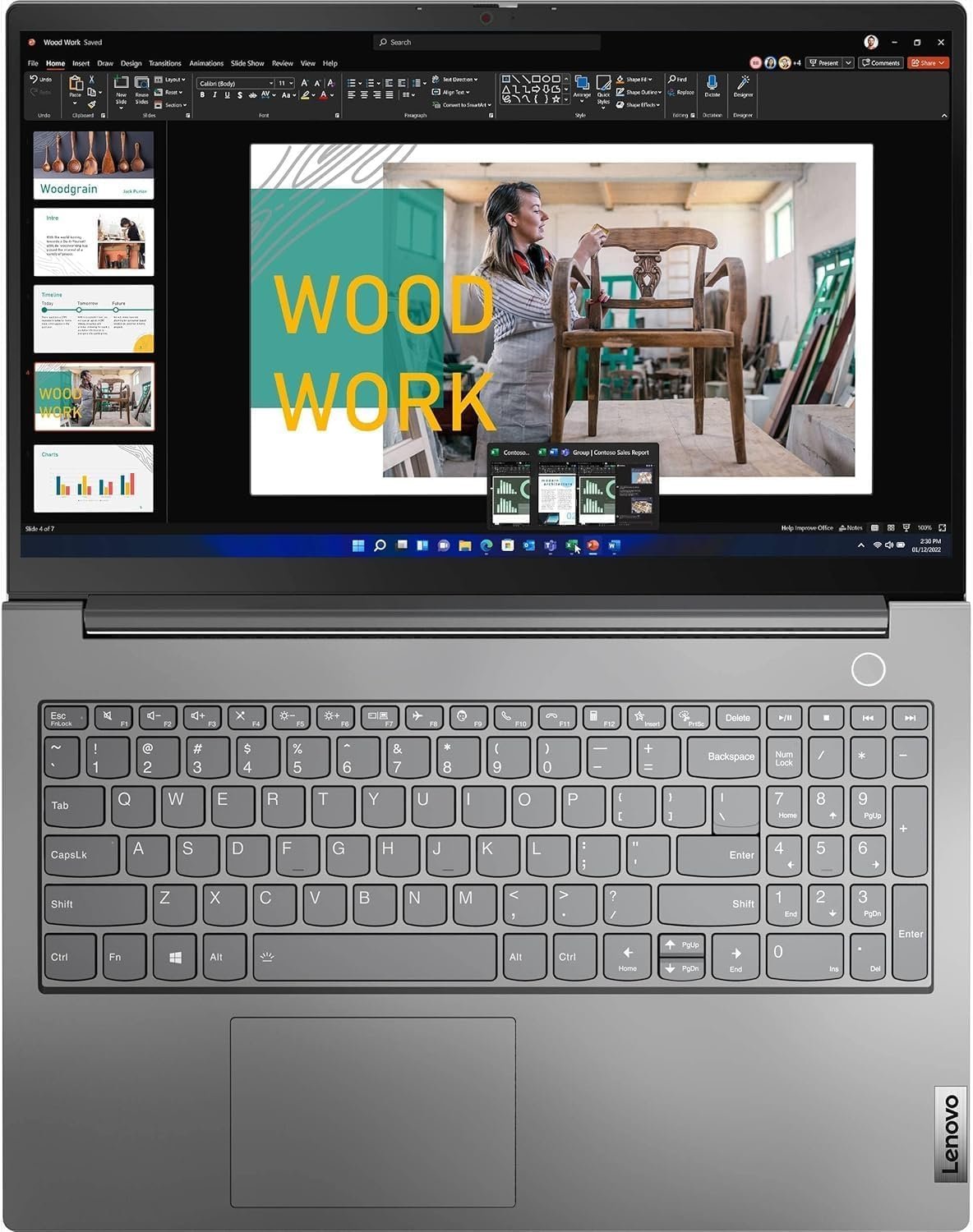 Lenovo ThinkBook 15 Gen 4 Business Laptop (15.6" FHD Anti-Glare, 16GB RAM, 512GB SSD, AMD Ryzen 7 5825U (> Intel i7-1165G7)) Fingerprint, FHD Webcam w/Shutter, Military Grade, Ethernet, Win 11 Pro - Image 9