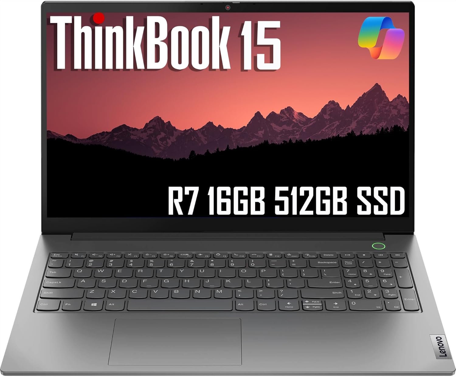 Lenovo ThinkBook 15 Gen 4 Business Laptop (15.6" FHD Anti-Glare, 16GB RAM, 512GB SSD, AMD Ryzen 7 5825U (> Intel i7-1165G7)) Fingerprint, FHD Webcam w/Shutter, Military Grade, Ethernet, Win 11 Pro - Image 2