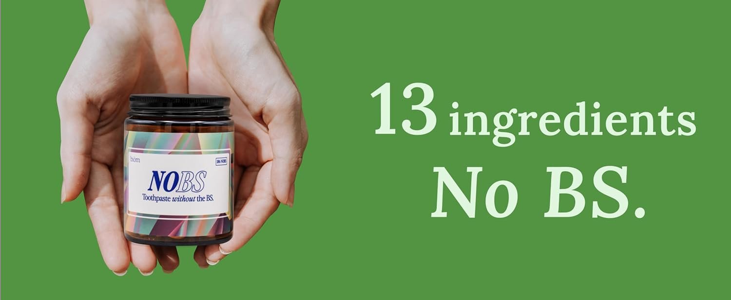 NOBS (No Bad Stuff) Toothpaste Tablets - Nano Hydroxyapatite, Fluoride & Plastic Free, Eco & Travel Friendly - Remineralize with NHA (3 Month) - Image 5