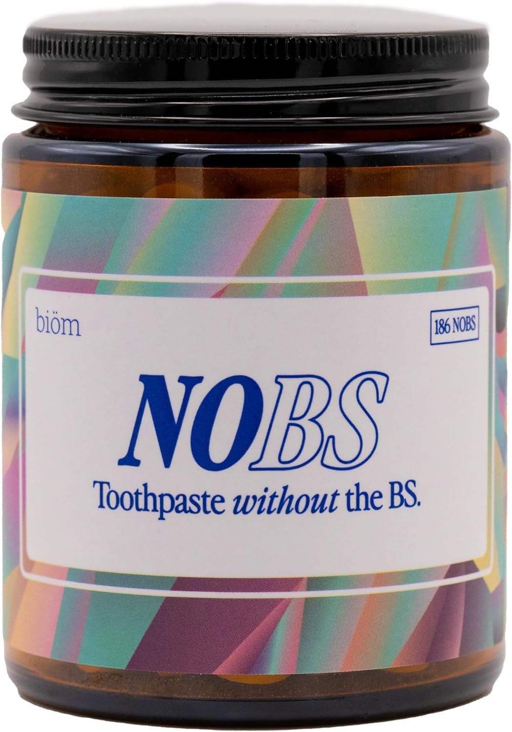 NOBS (No Bad Stuff) Toothpaste Tablets - Nano Hydroxyapatite, Fluoride & Plastic Free, Eco & Travel Friendly - Remineralize with NHA (3 Month) - Image 2
