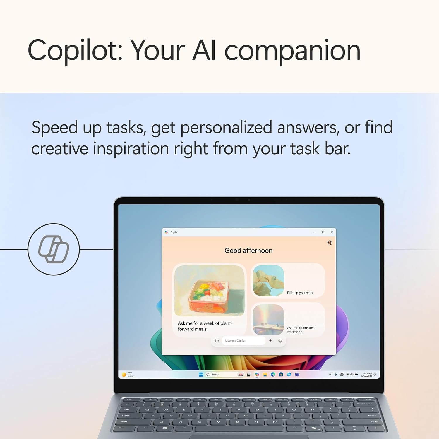Microsoft Surface Laptop (2025), Windows 11 Copilot+ PC, 13" Touchscreen Display, Snapdragon X Plus (8 core), 16GB RAM, 512GB SSD Storage, Ocean - Image 9