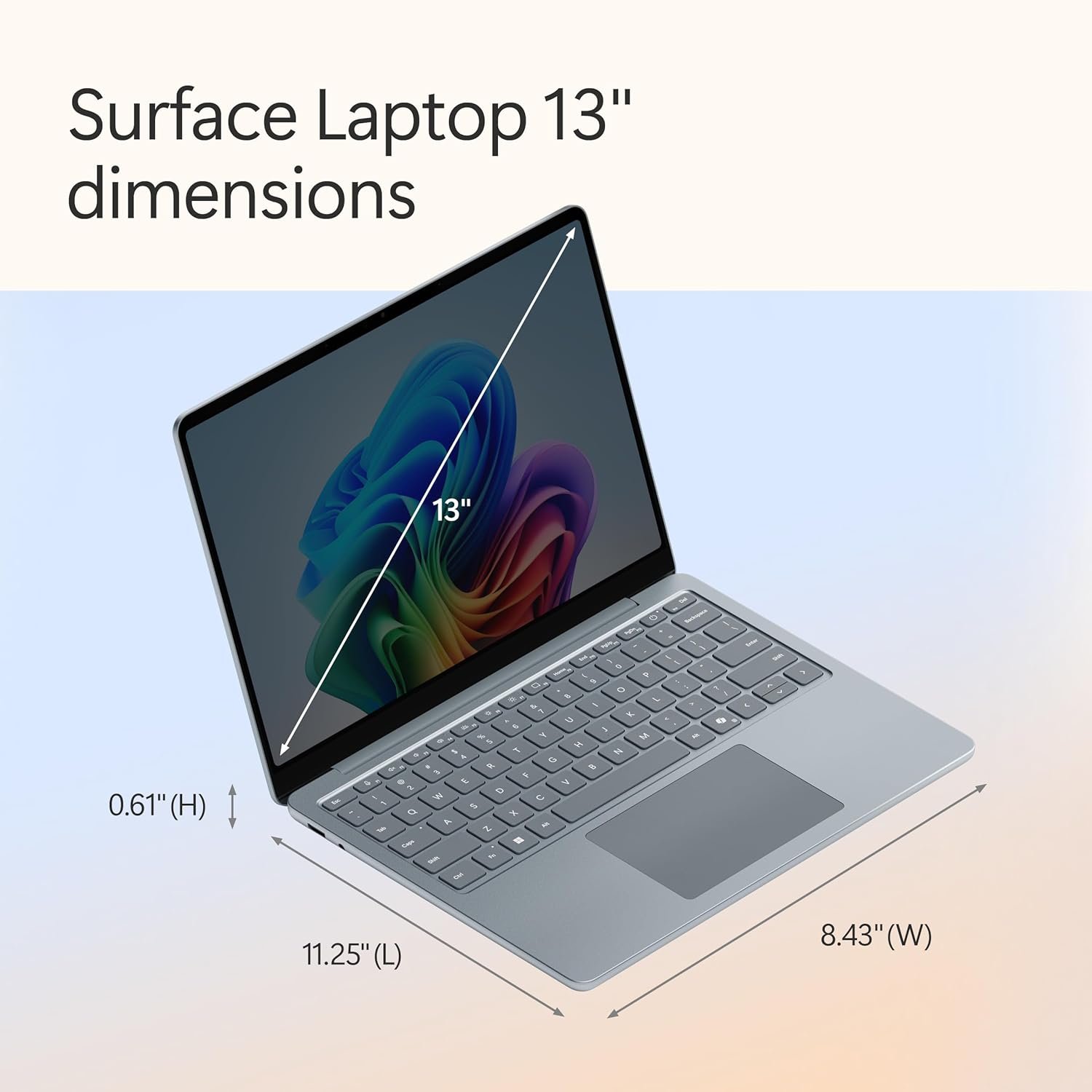 Microsoft Surface Laptop (2025), Windows 11 Copilot+ PC, 13" Touchscreen Display, Snapdragon X Plus (8 core), 16GB RAM, 512GB SSD Storage, Ocean - Image 12