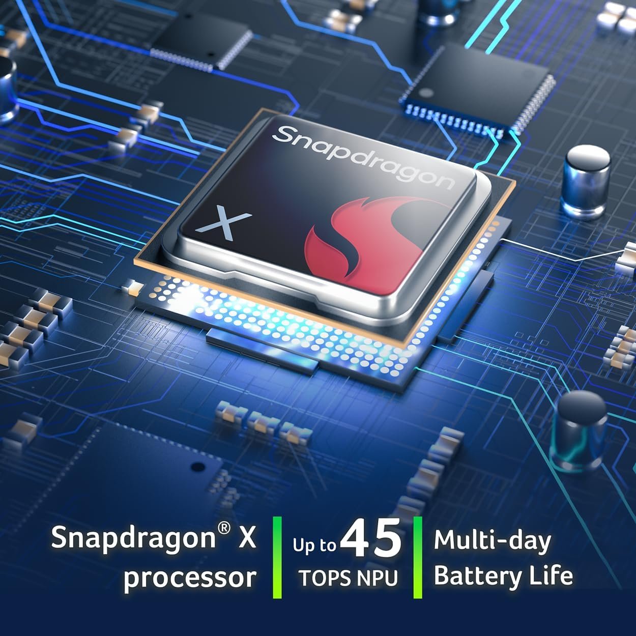 acer Aspire 16 AI Copilot+ PC | 16" WUXGA 120Hz 100% sRGB Display | Snapdragon X | NPU: 45 Tops - GPU: Up to 1.7 TFLOPs | 16GB LPDDR5X | 512GB PCIe Gen 4 SSD | Wi-Fi 7 | A16-11M-X0LW - Image 4