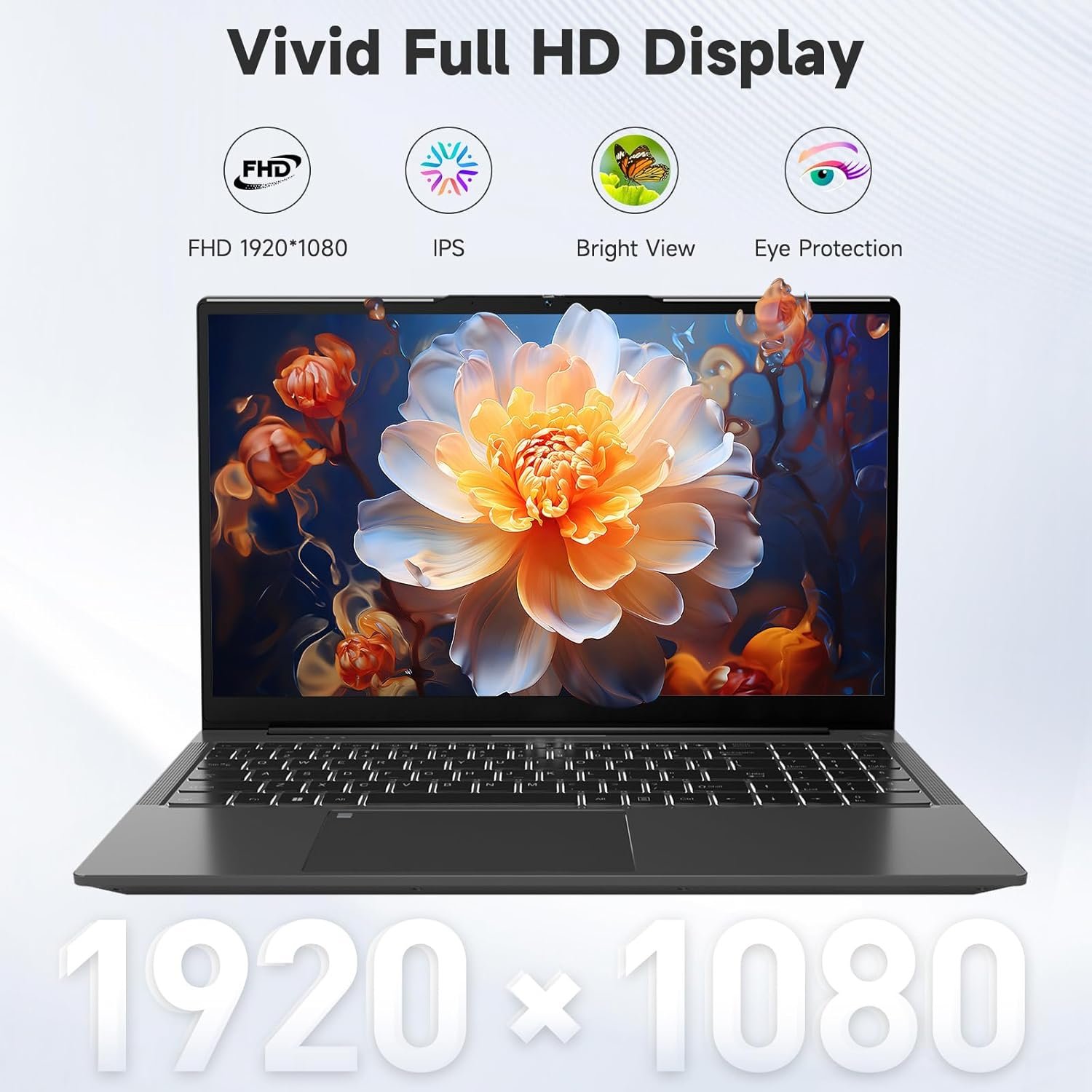NIMO 15.6" IPS FHD Student Laptop, Intel 6-Core i3-1215U, 16GB RAM, 512GB SSD (Beats R5 7520U, Up to 4.4GHz), 65W Type-C, Backlit Keyboard, Fingerprint, Wi-Fi 6, for Home & Business - Image 6