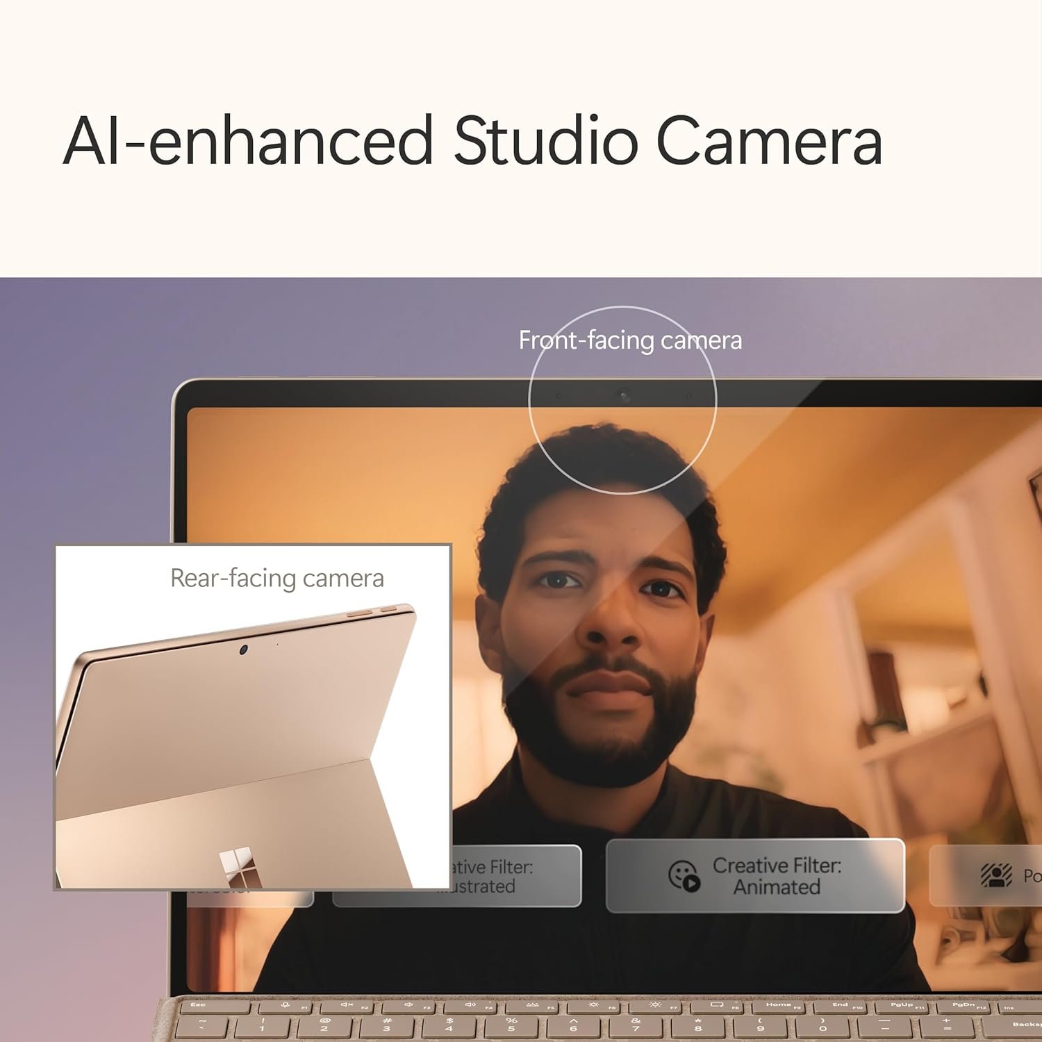 Microsoft Surface Pro 2-in-1 Laptop/Tablet (2024), Windows 11 Copilot+ PC, 13" Touchscreen Display, Snapdragon X Plus (10 Core), 16GB RAM, 512GB Storage, Dune - Image 6