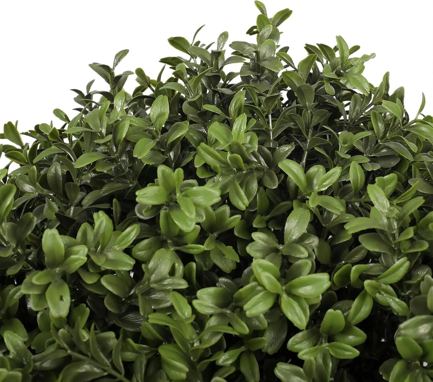 26" T x 17.5" D Artificial Boxwood Trees Set of 2 UV-Resistant Real-Touch Artificial Topiary for Front Porch and Home Décor - Image 3