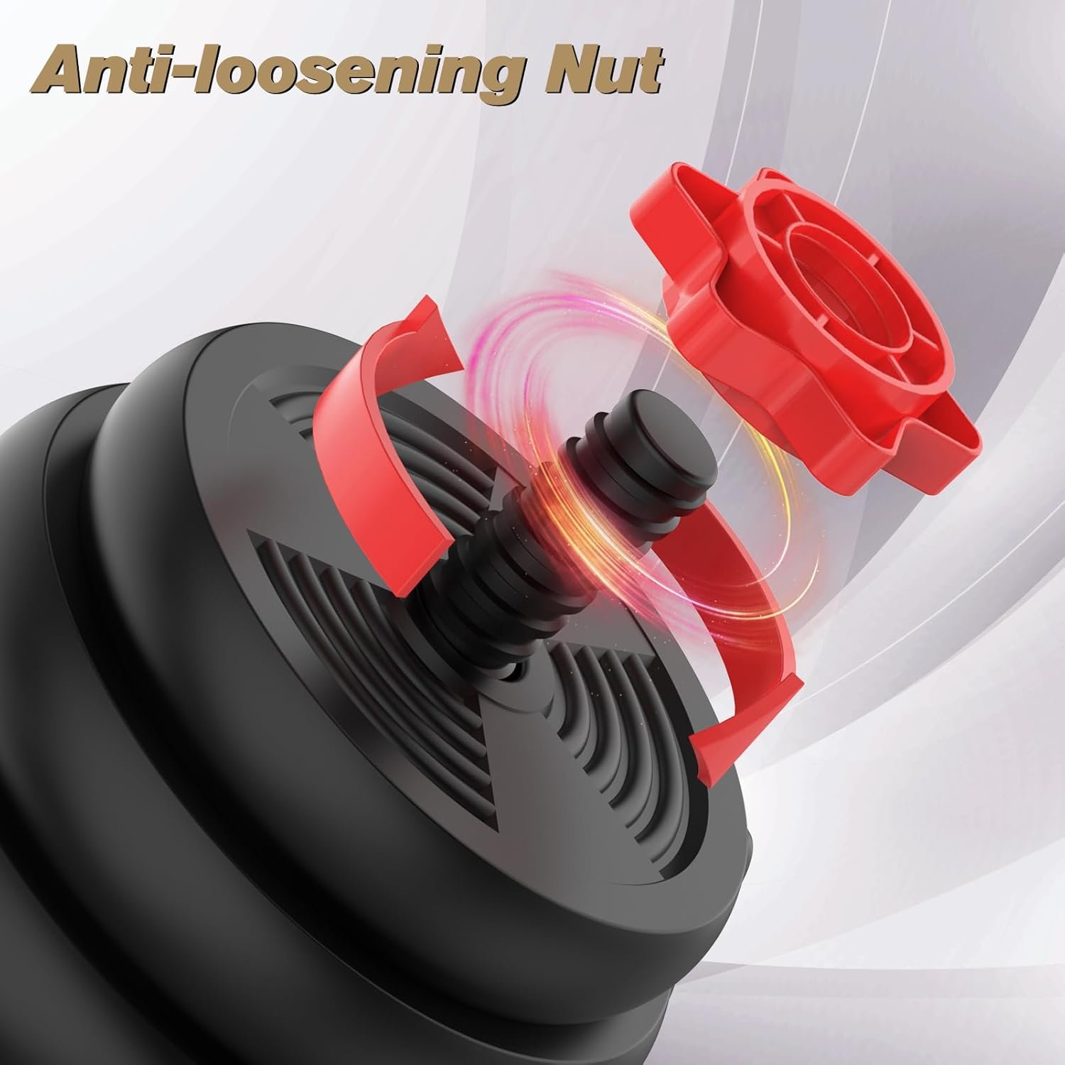 RELIFE REBUILD YOUR LIFE Adjustable Dumbbells Set 6 in 1 Weight Set Dumbbell Barbell Kettlebells, Push-up, Push up Stand and Ab roller for Workout Home Fitness Equipment - Image 5