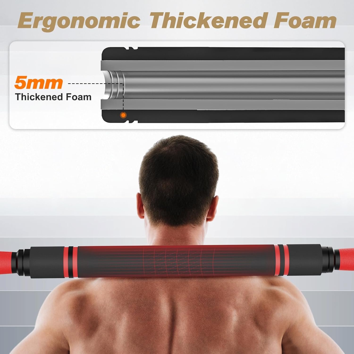 RELIFE REBUILD YOUR LIFE Adjustable Dumbbells Set 6 in 1 Weight Set Dumbbell Barbell Kettlebells, Push-up, Push up Stand and Ab roller for Workout Home Fitness Equipment - Image 6