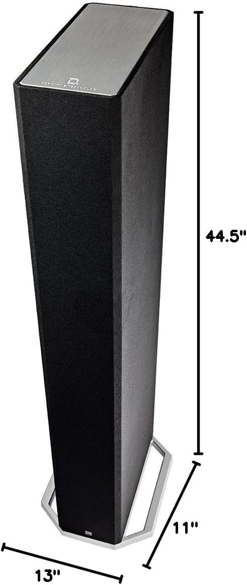 Definitive Technology BP-9060 Tower Speaker Built-in Powered 10” Subwoofer for Home Theater Systems High-Performance Front and Rear Arrays Optional Dolby Surround Sound Height Elevation - Image 4