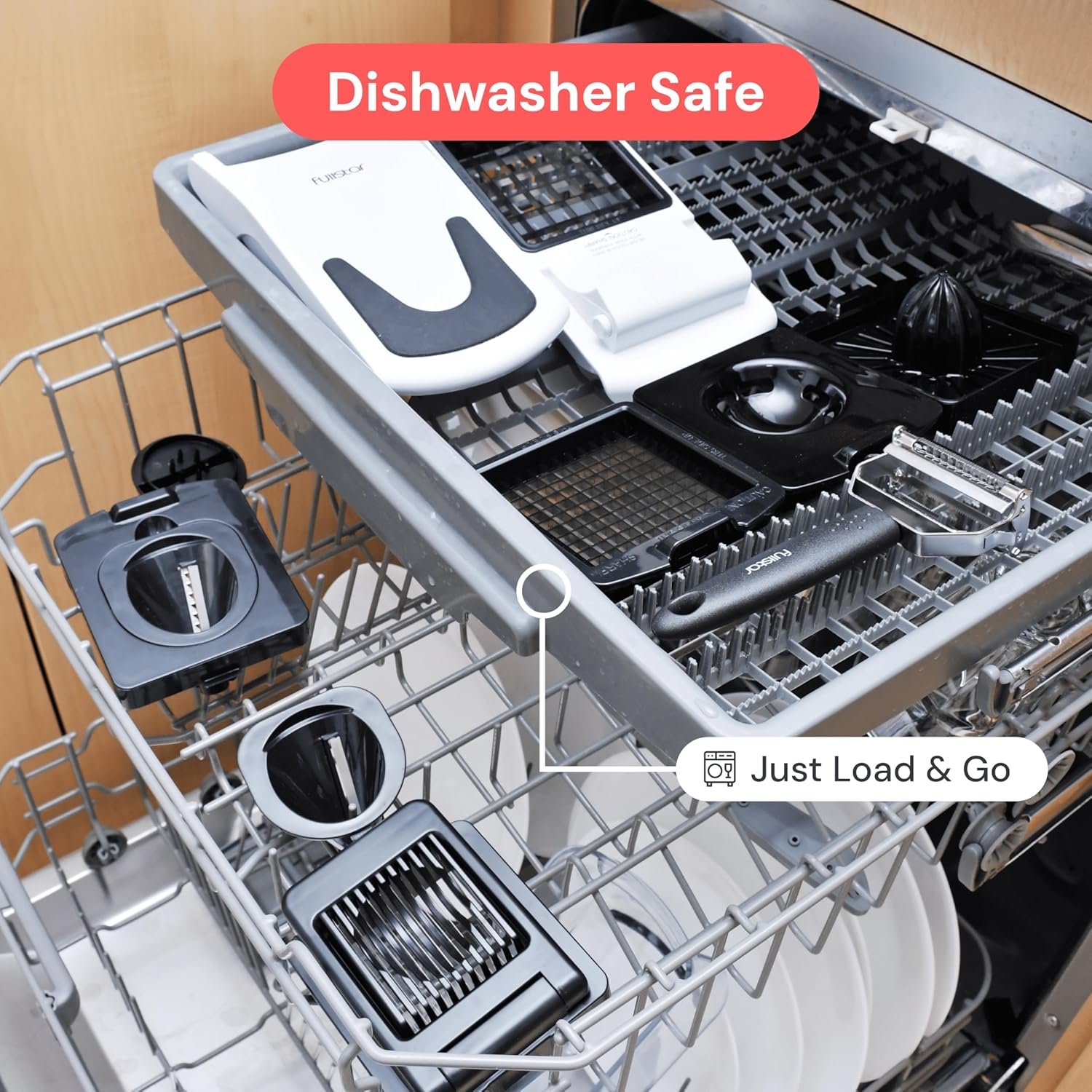 Fullstar The Original Pro Chopper - Vegetable Chopper and Spiralizer, Food Chopper with Container, Fruit Slicer, Kitchen Gadgets & Gifts, Home Essentials (9 in 1, White) - Image 8