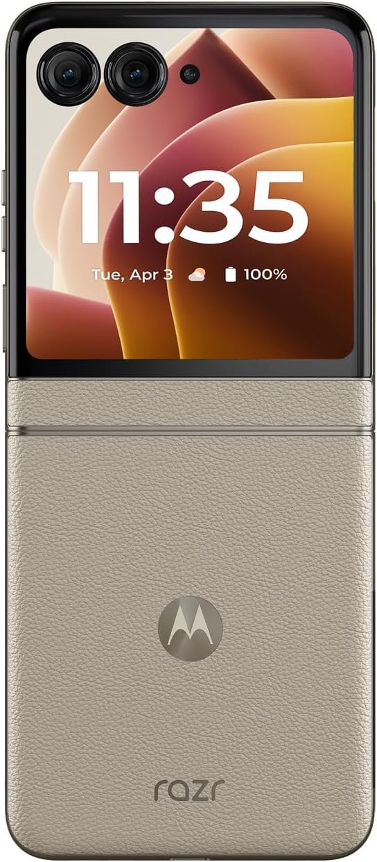 Motorola razr | 2024 | Unlocked | Made for US 8/256GB | 50MP Camera | Beach Sand - Image 5