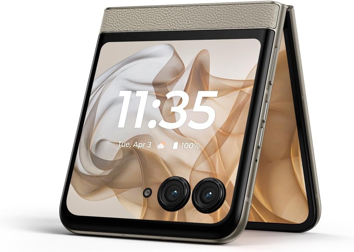 Motorola razr | 2024 | Unlocked | Made for US 8/256GB | 50MP Camera | Beach Sand - Image 6