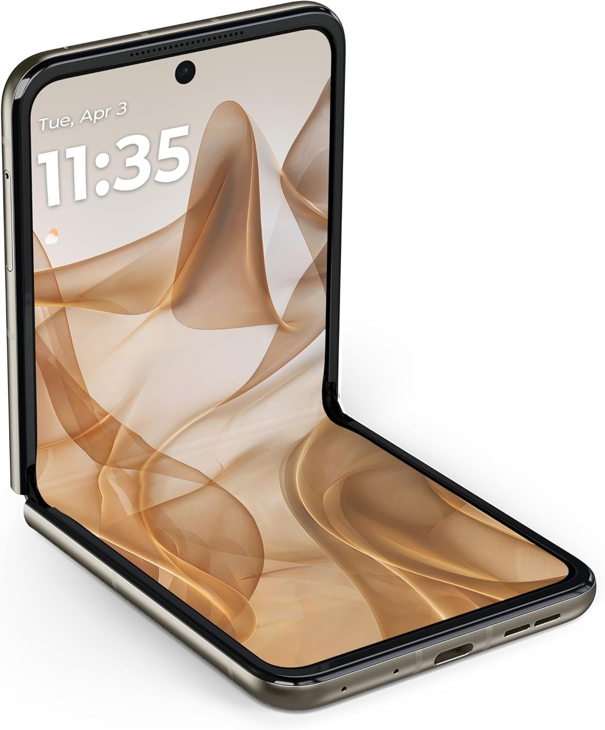 Motorola razr | 2024 | Unlocked | Made for US 8/256GB | 50MP Camera | Beach Sand - Image 7