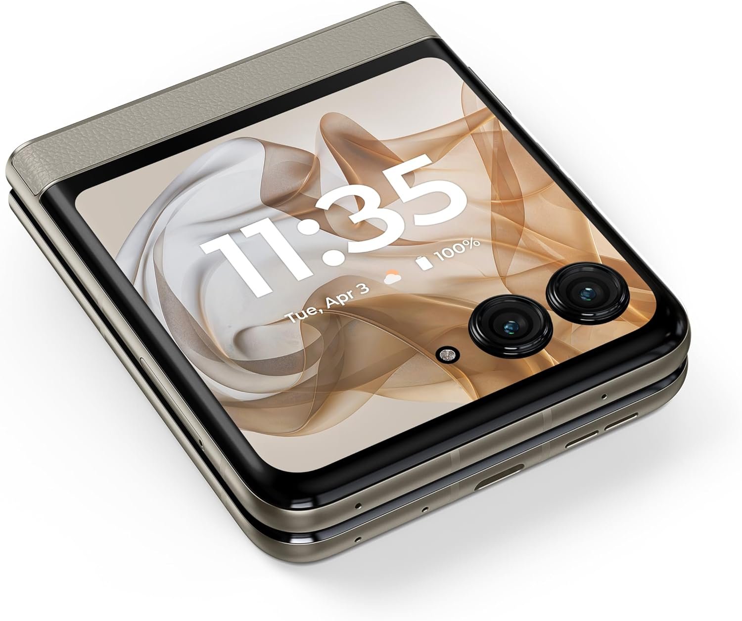 Motorola razr | 2024 | Unlocked | Made for US 8/256GB | 50MP Camera | Beach Sand - Image 9