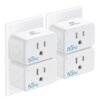 EIGHTREE 5GHz Smart Plug,Smart Outlet Works with Alexa & Google Home,4 Pack